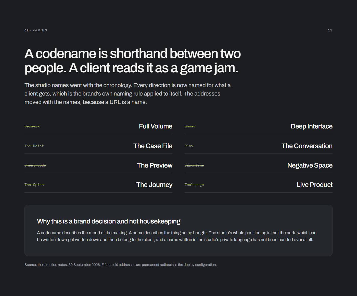 The naming rule